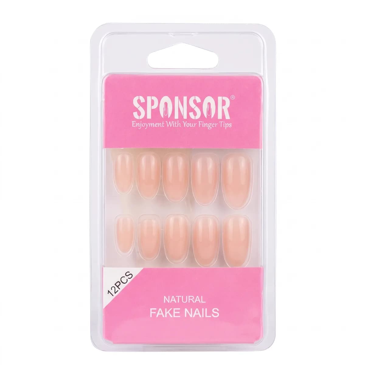 Sponser Nails Peach Color