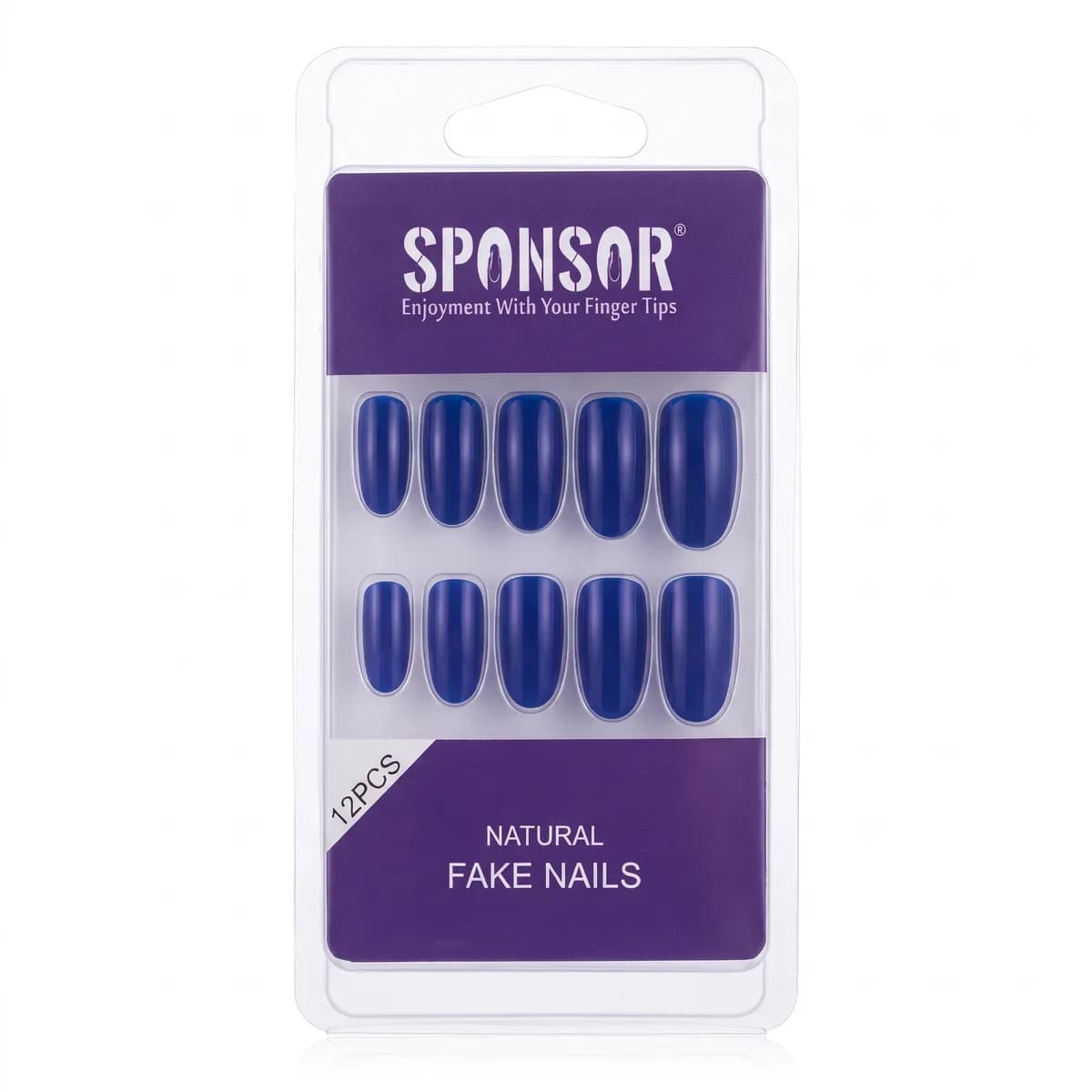 Sponser Nails Dark Royal Blue Color