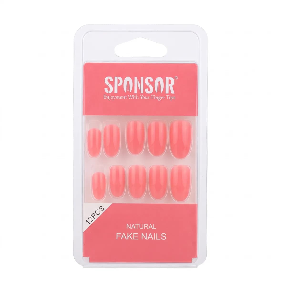 Sponser Nails Salmon Pink Color