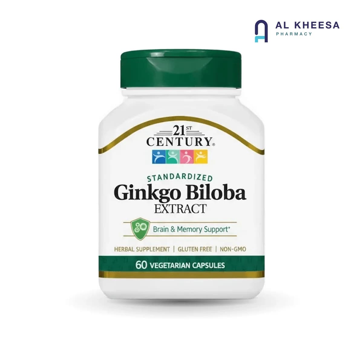 21 Century  Ginkgo Biloba – 60 Capsules