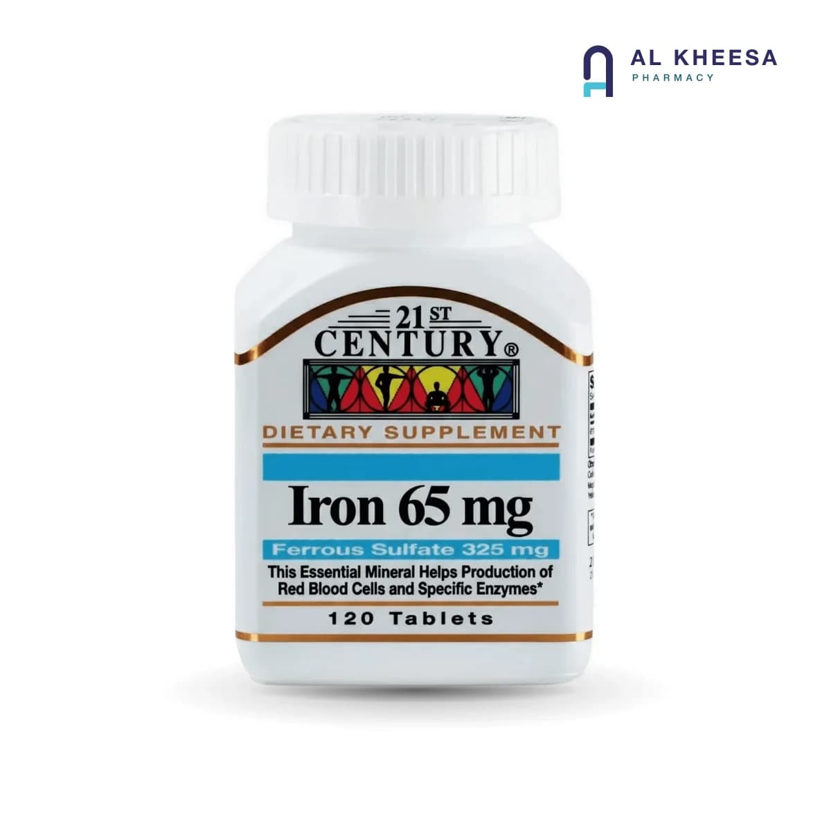 21 Century Iron 65 mg – 100 Tablets