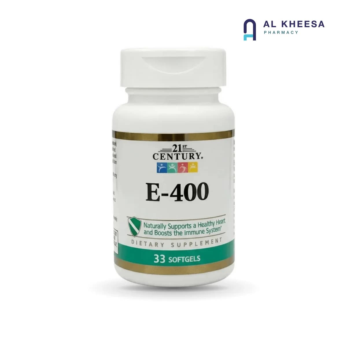 21 Century Vitamin E 400 IU – 33 Softgels
