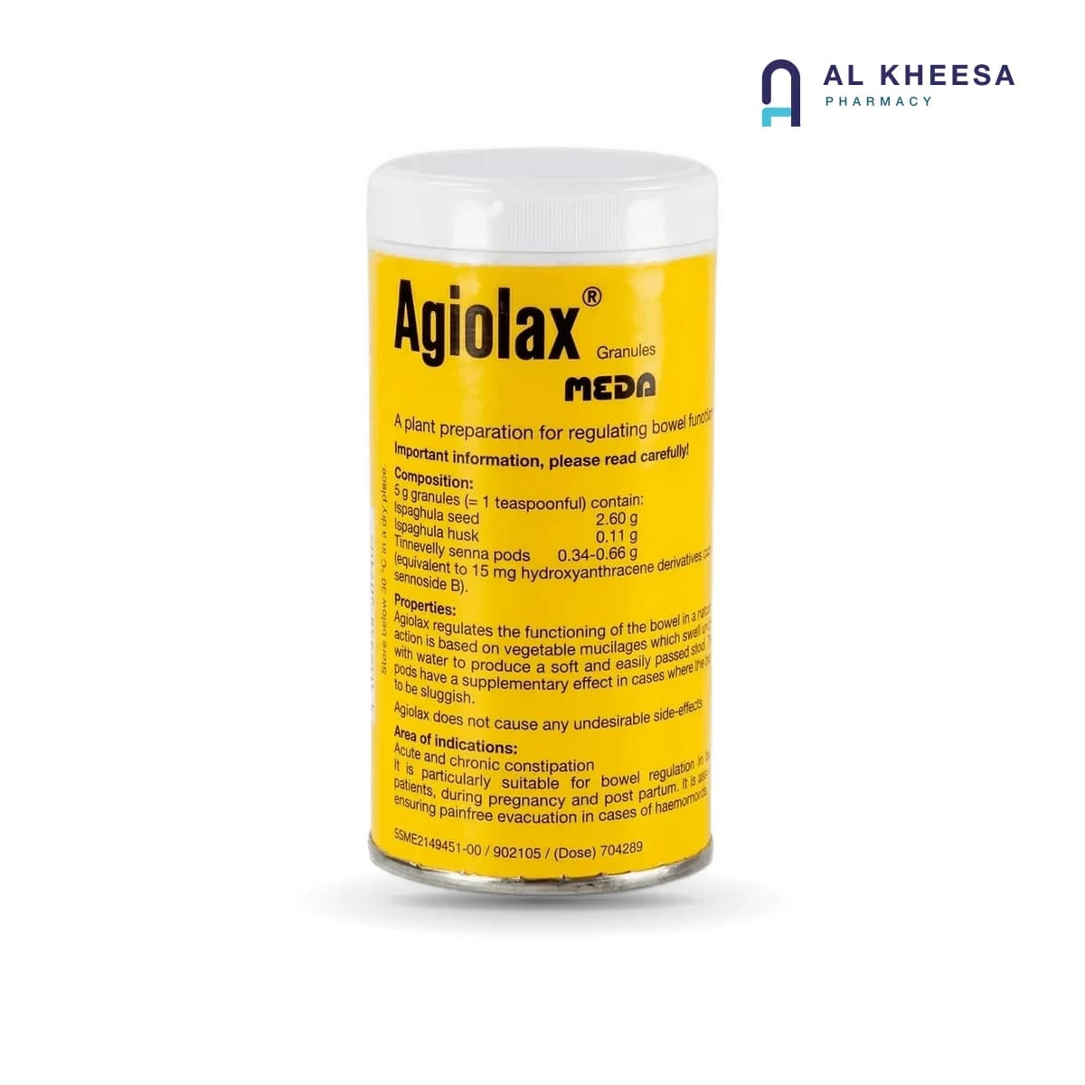 Agiolax Granules 250 g – Herbal Fiber Digestive & Constipation Relief
