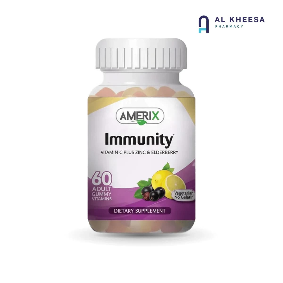 Amerix Immunity Gummies 60’s – Daily Immune Support with Essential Vitamins