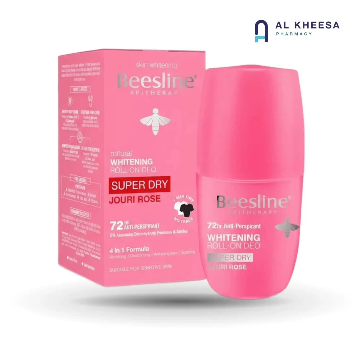Beesline Deo Roll-On Jouri Rose – 50ml