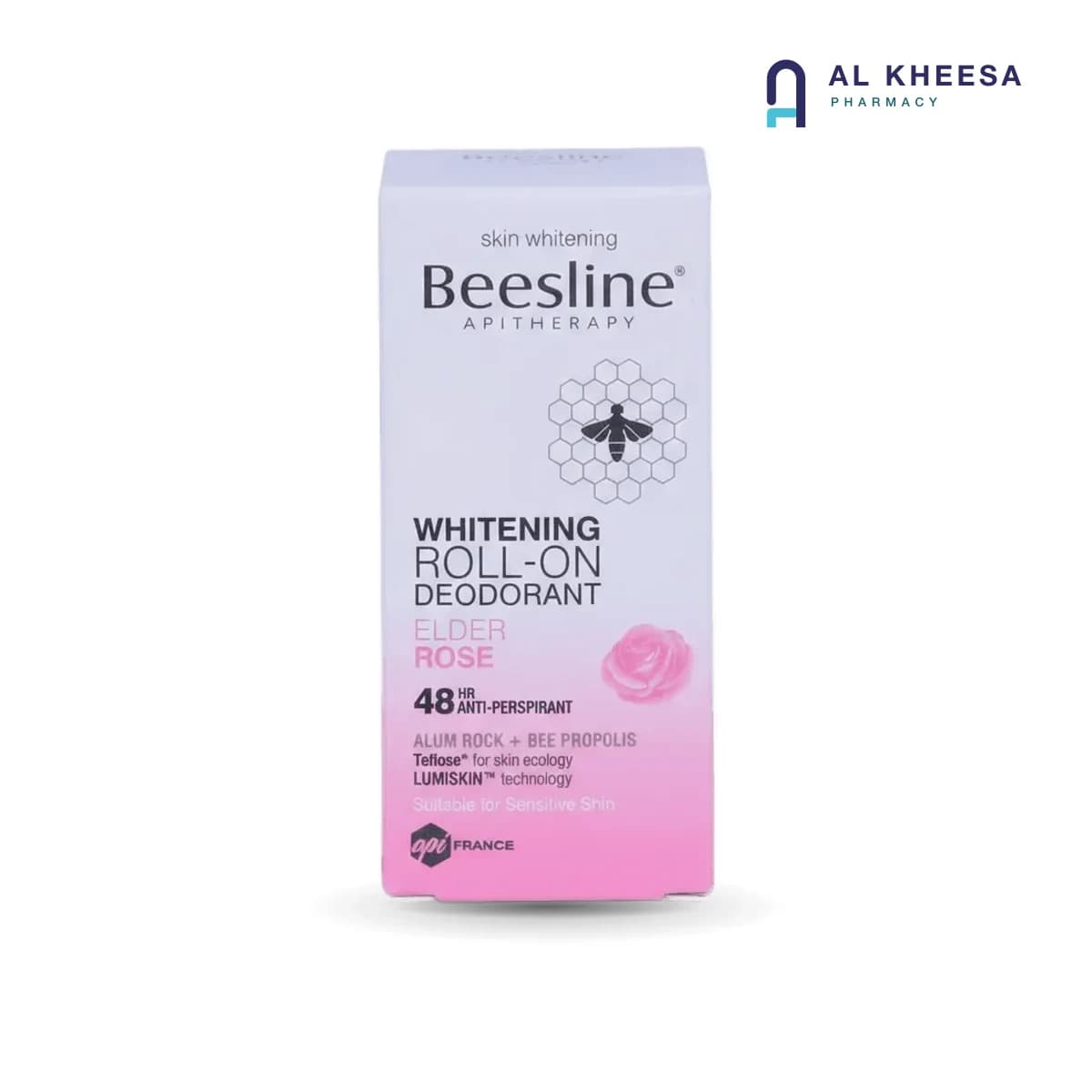 Beesline Deodorant Roll-On – Elder Rose Scent, 50 ml