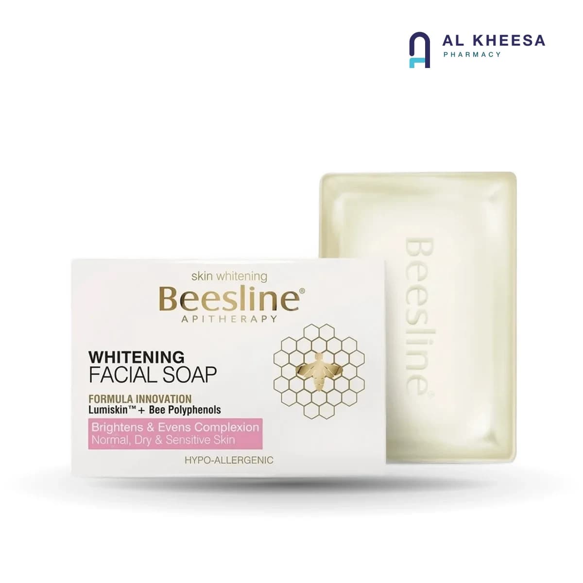 Beesline Whitening Facial Soap 85 g – Gentle Brightening Cleansing Bar for Face