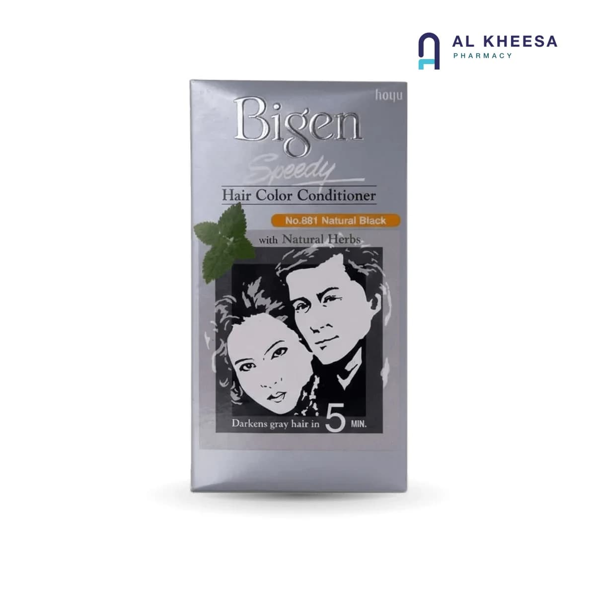 Bigen Speedy Hair Color No. 881 Natural Black – Fast-Acting Permanent Hair Dye