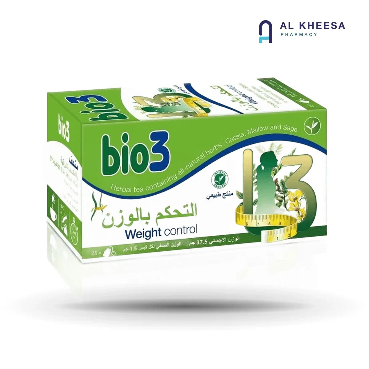 BIO 3 Weight Control Herbal Tea – 25 Sachets
