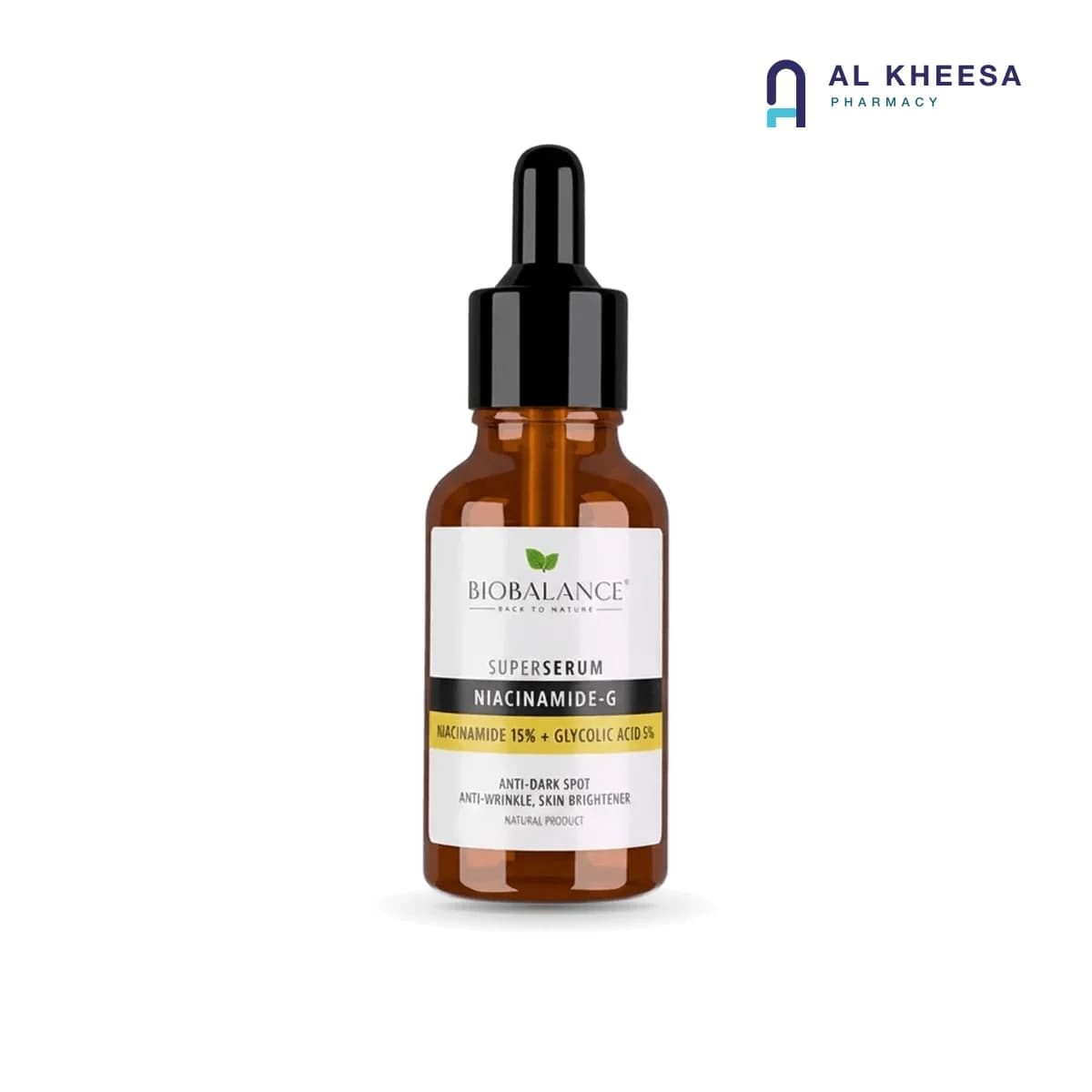 Bio Balance Niacinamide 15% + Glycolic Acid 5% Brightening Serum 30ml