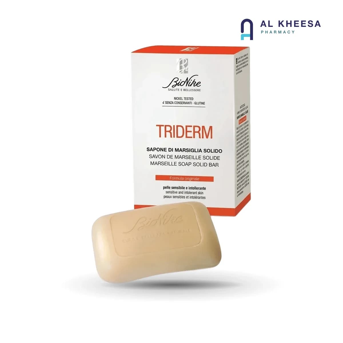 Bionike Triderm Soap – Gentle Bar Soap for Sensitive Skin – 100 g
