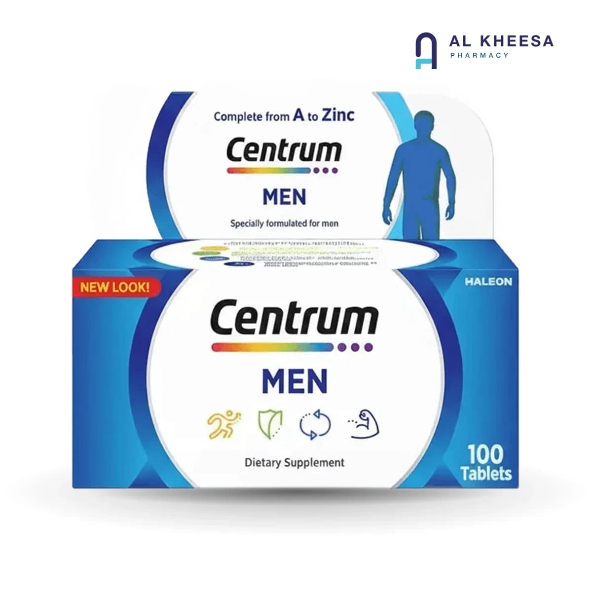 Centrum Men Multivitamin & Mineral Supplement Tablets – 100 Count