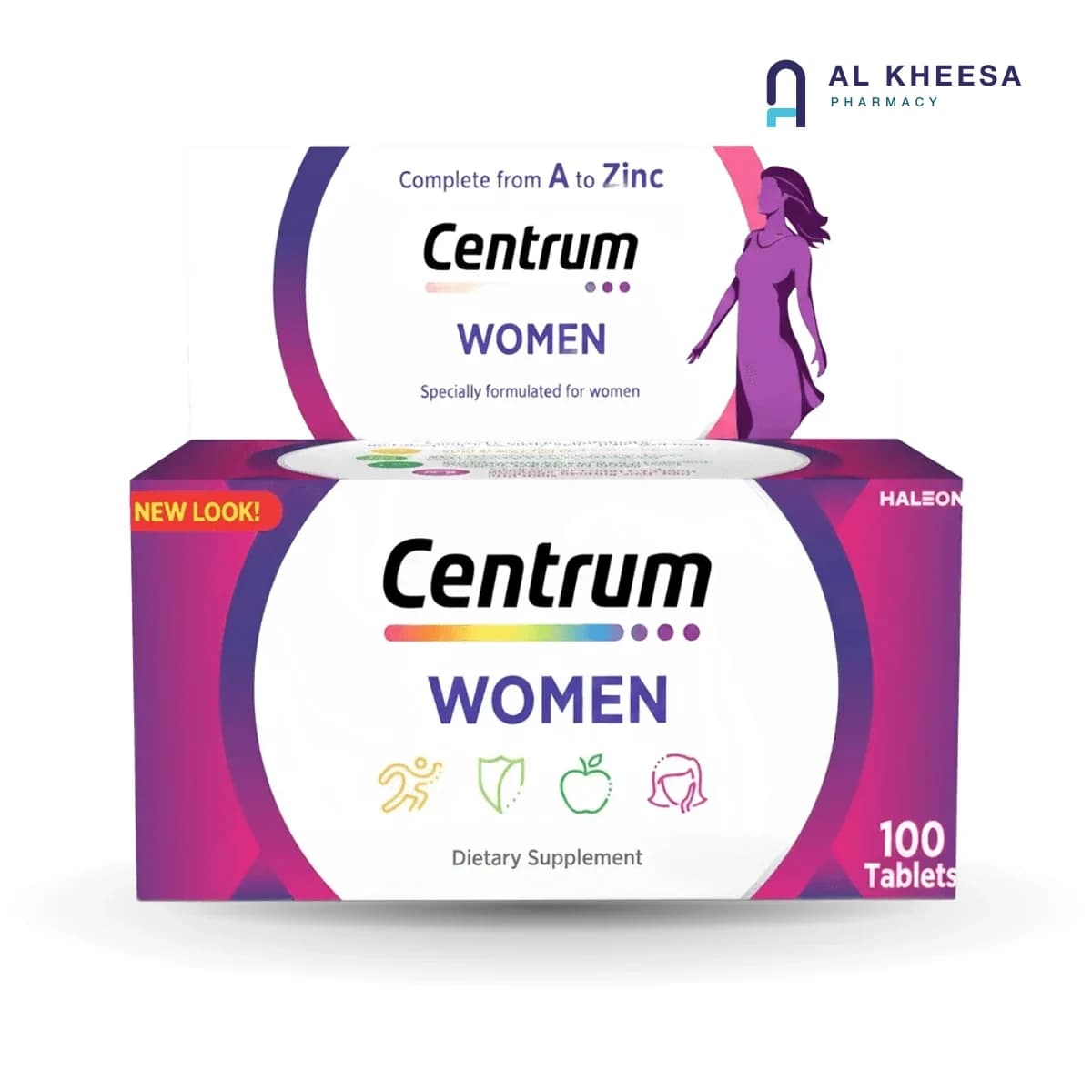 Centrum Women Multivitamin & Mineral Supplement Tablets – 100 Count
