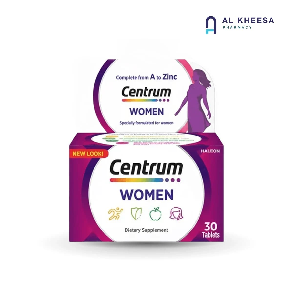 Centrum Women Multivitamin & Mineral Supplement Tablets – 30 Count