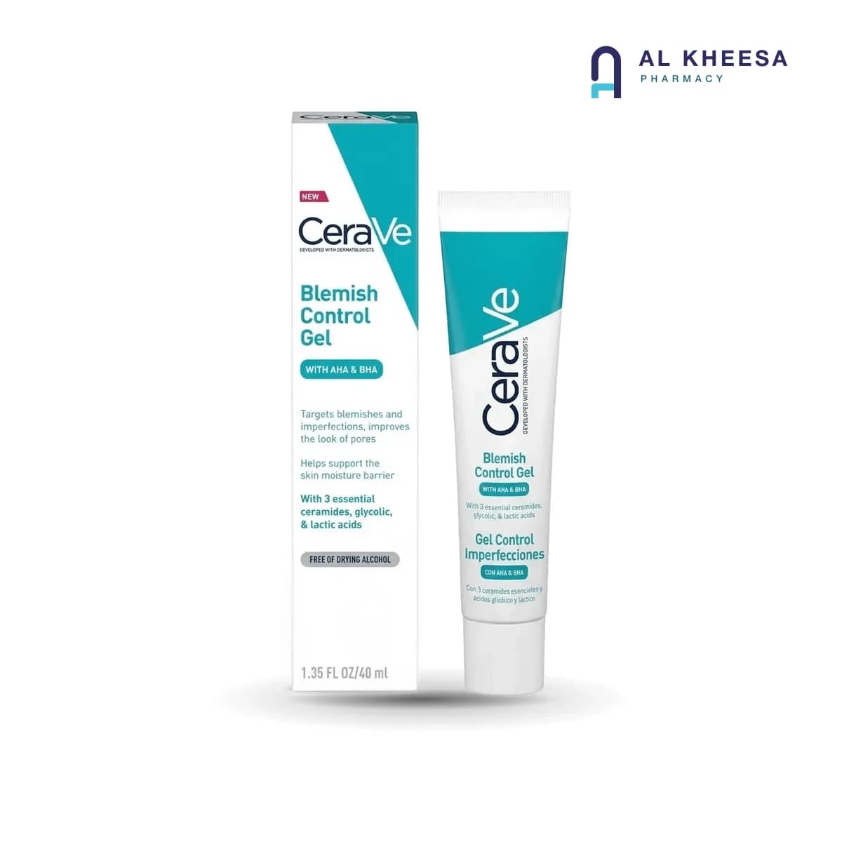 CeraVe Blemish Control Gel with Salicylic Acid – Targeted Acne Treatment – 40ml