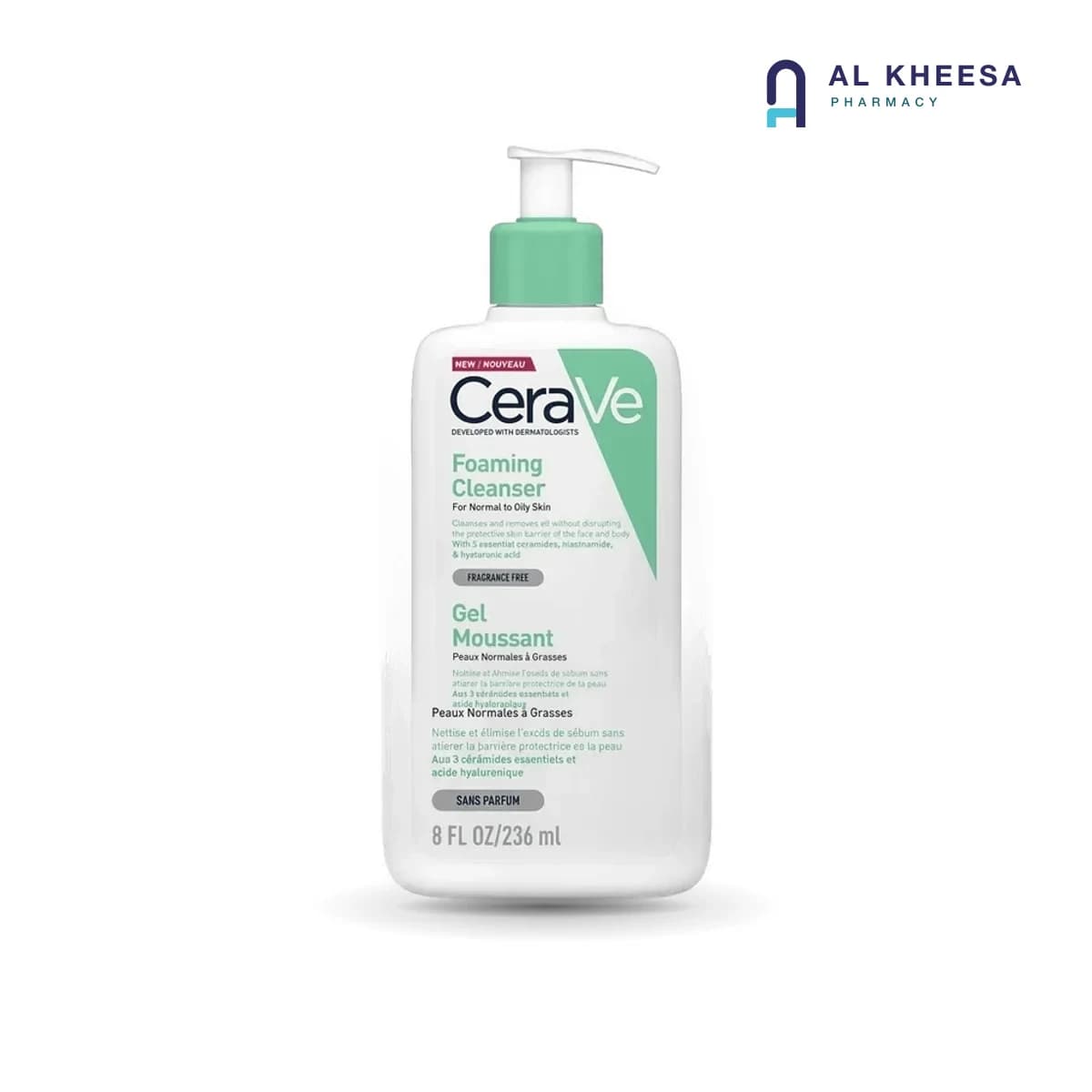 CeraVe Foaming Facial Cleanser for Normal to Oily Skin – Gentle Face Wash – 236ml