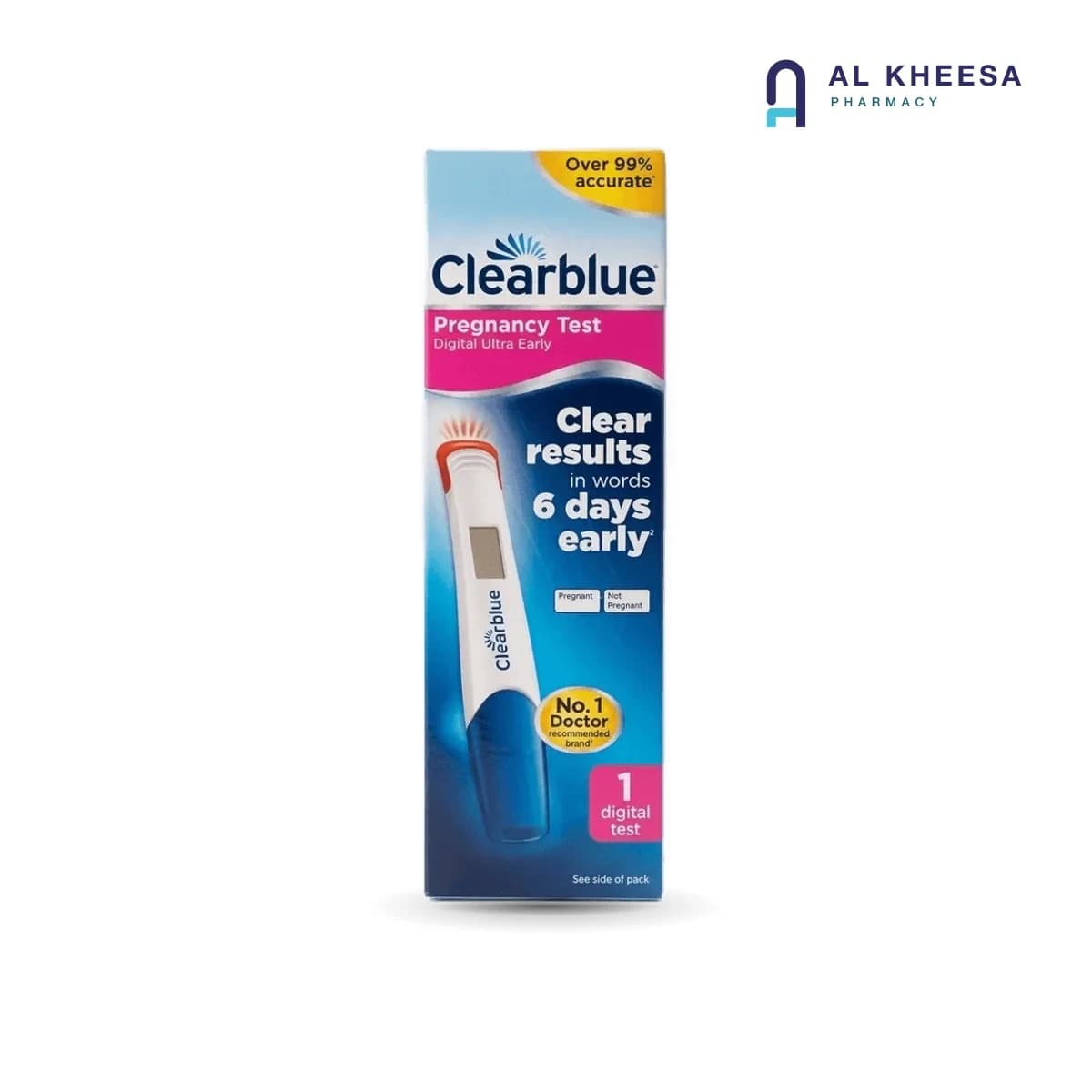 Clearblue Pregnancy Test 6 Days Early 1s – Early hCG Detection for Home Use