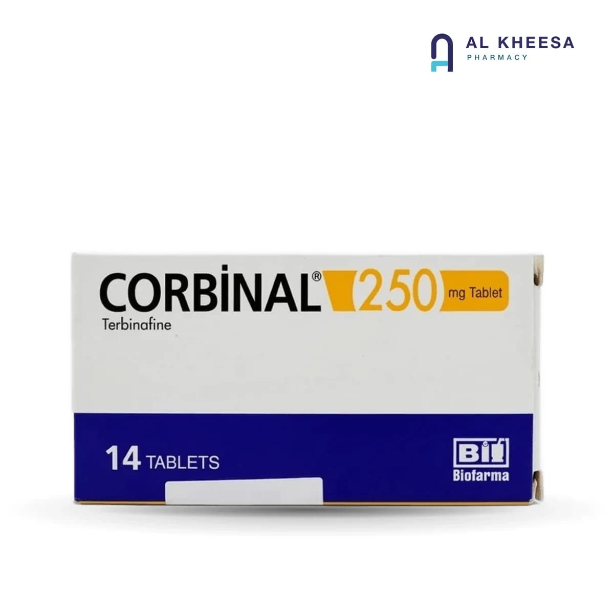 Corbinal 250mg Tablets – Antifungal Medication (Terbinafine) 14 Tablets