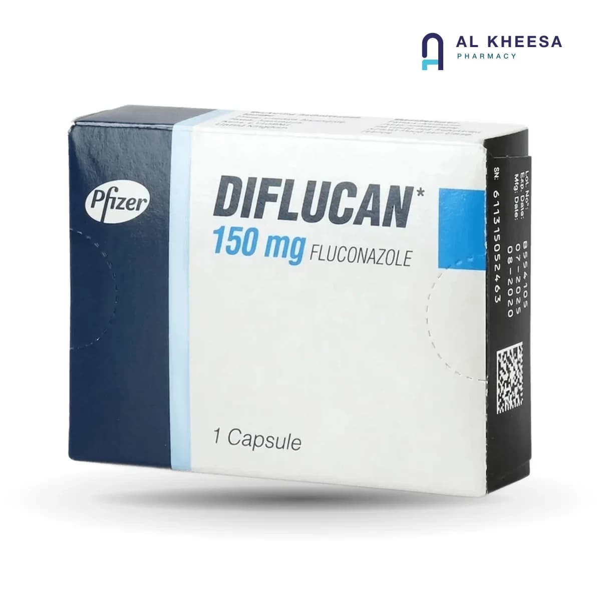 Diflucan 150 mg Capsule – Single Dose Oral Antifungal Treatment