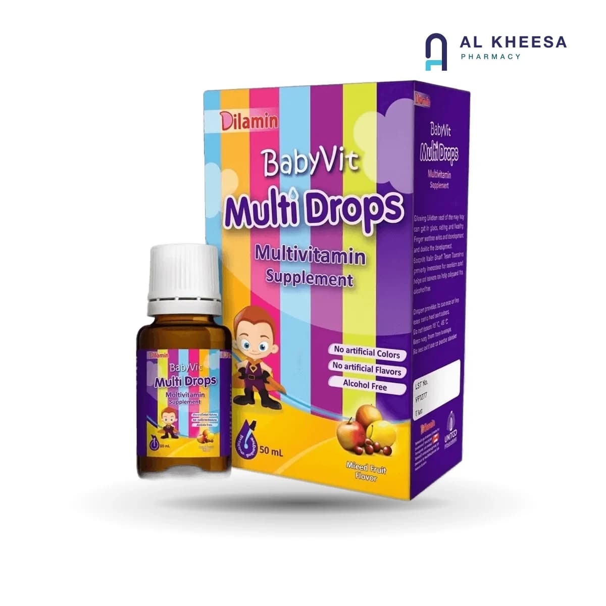 Ditamin Baby Multivitamin Drops – Daily Nutritional Support for Infants – 50 ml