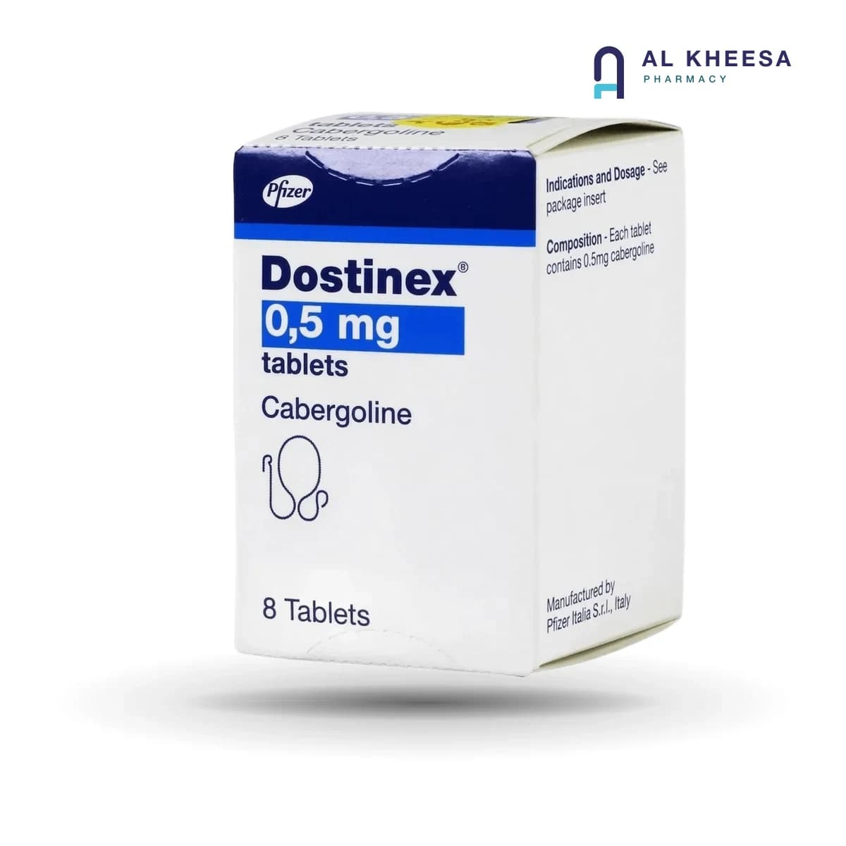 Dostinex 0.5mg Tablets 2s – Prolactin Control & Hormonal Balance Therapy