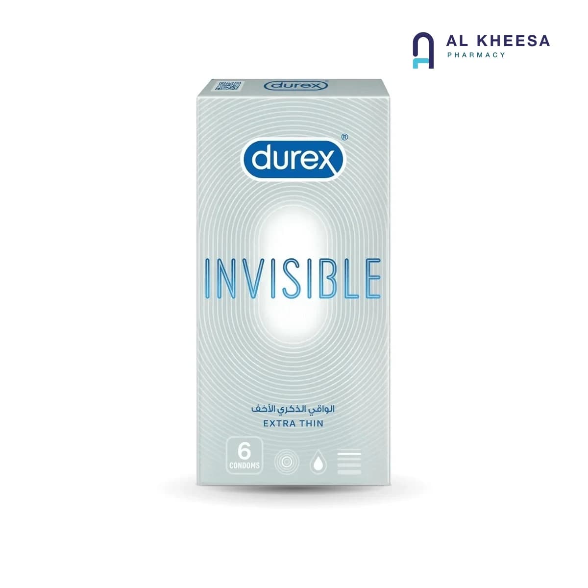 Durex Invisible Condoms 6-Pack – Ultra-Thin for Maximum Sensitivity