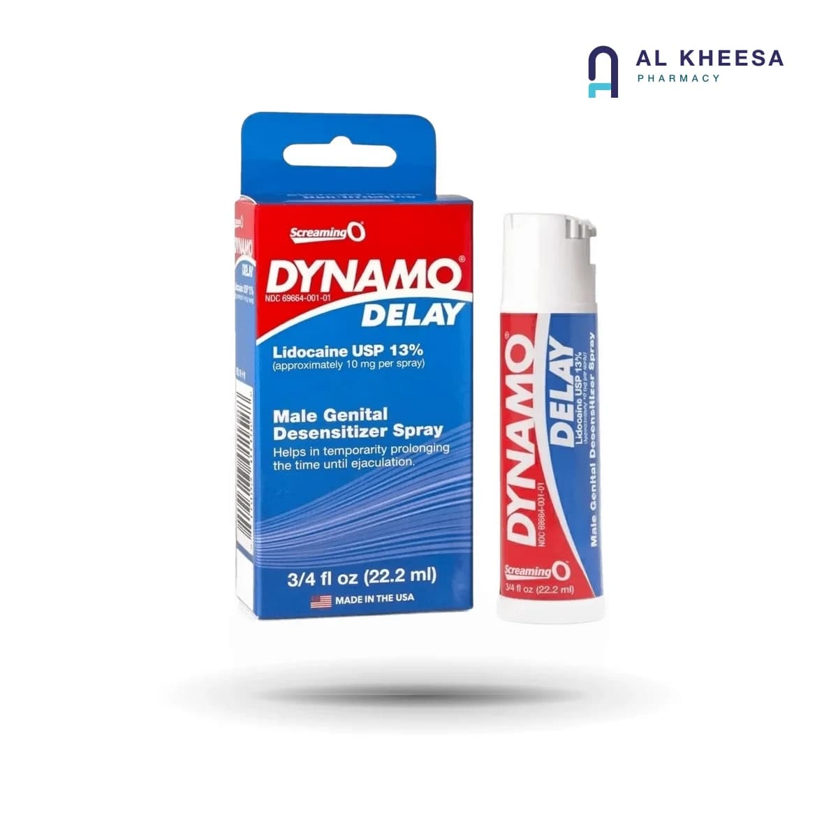 Dynamo Delay Spray 22.2ml – Fast-Acting Desensitizing Spray for Men