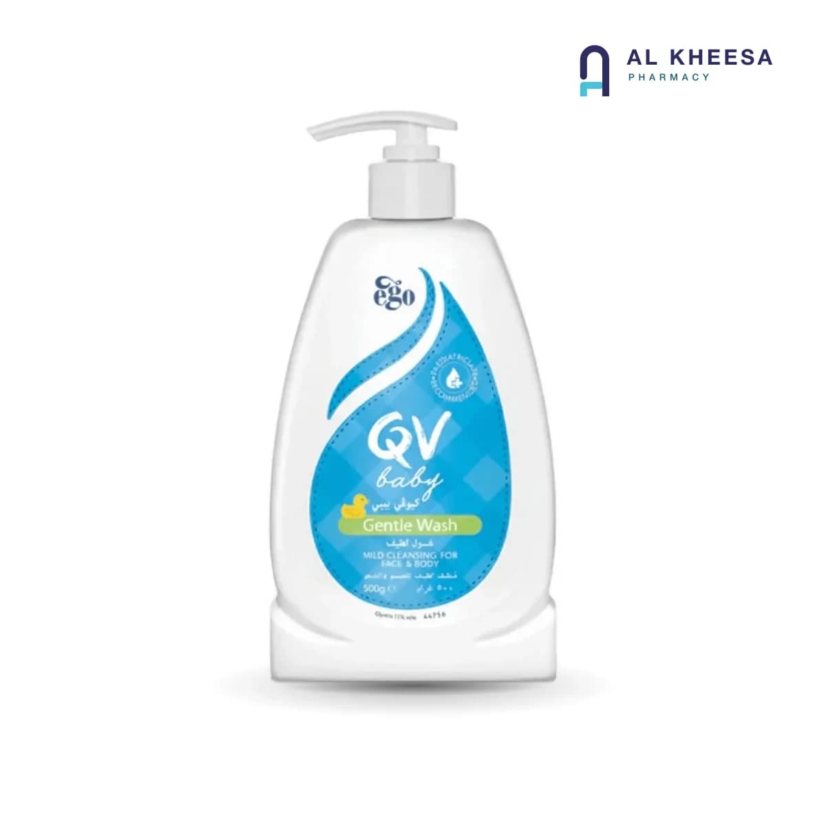 Ego QV Baby Gentle Wash 500g – Soap-Free Cleanser for Delicate Baby Skin