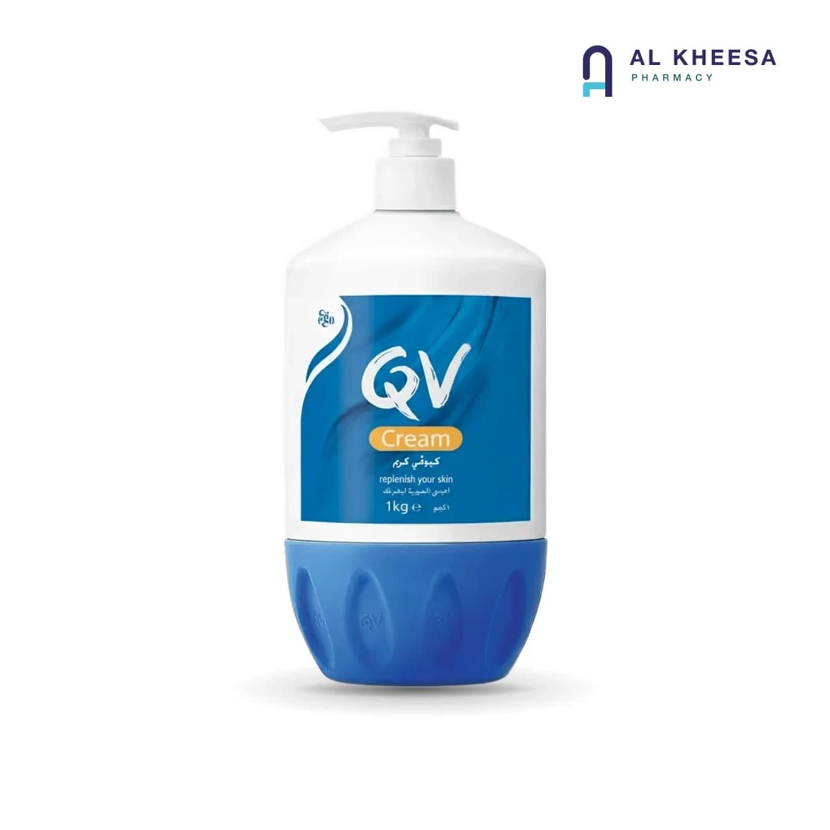 Ego QV Moisturising Cream 1kg Pump – Intensive Care for Dry and Sensitive Skin