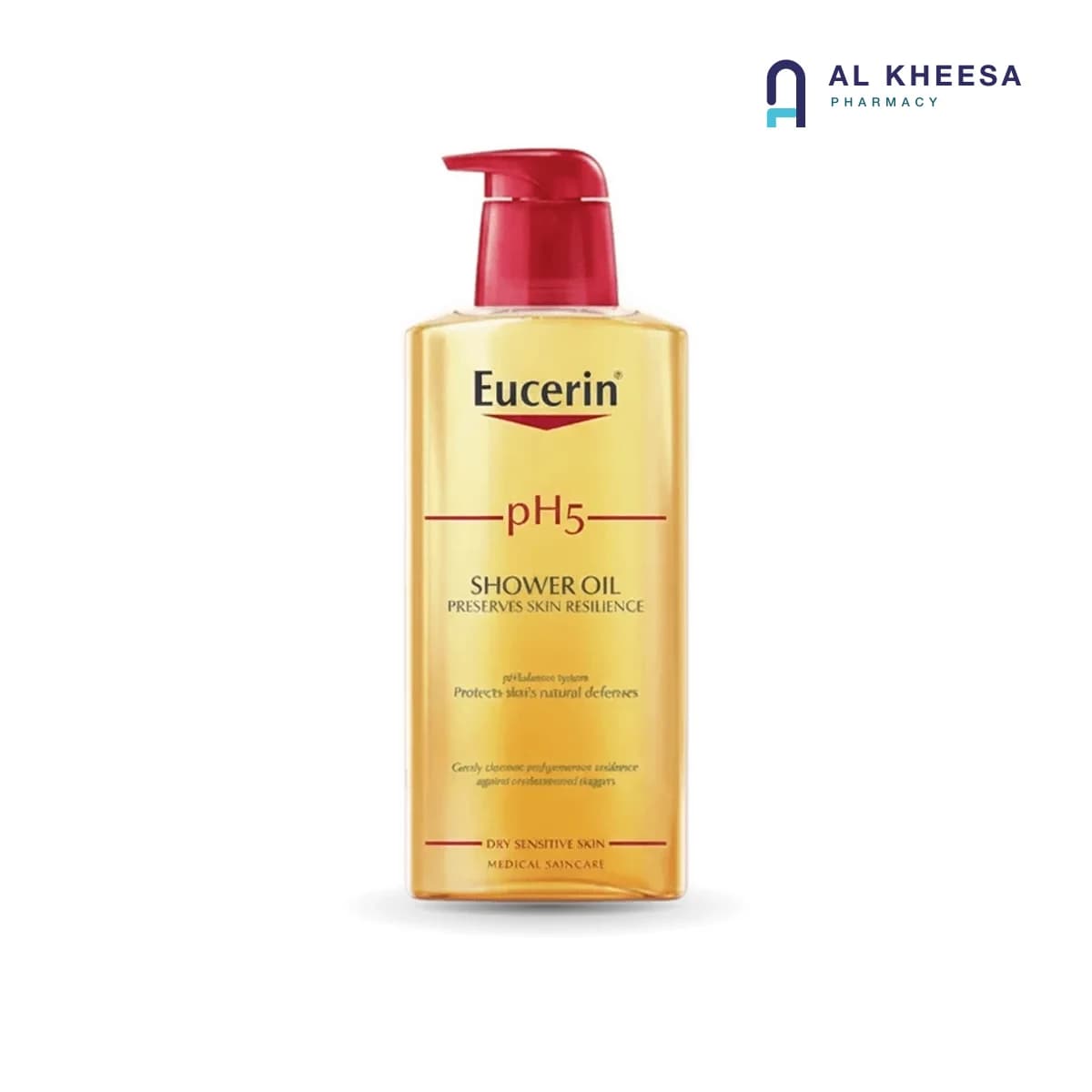 Eucerin pH5 Shower Oil 400ml – Gentle Cleansing Oil for Sensitive & Dry Skin