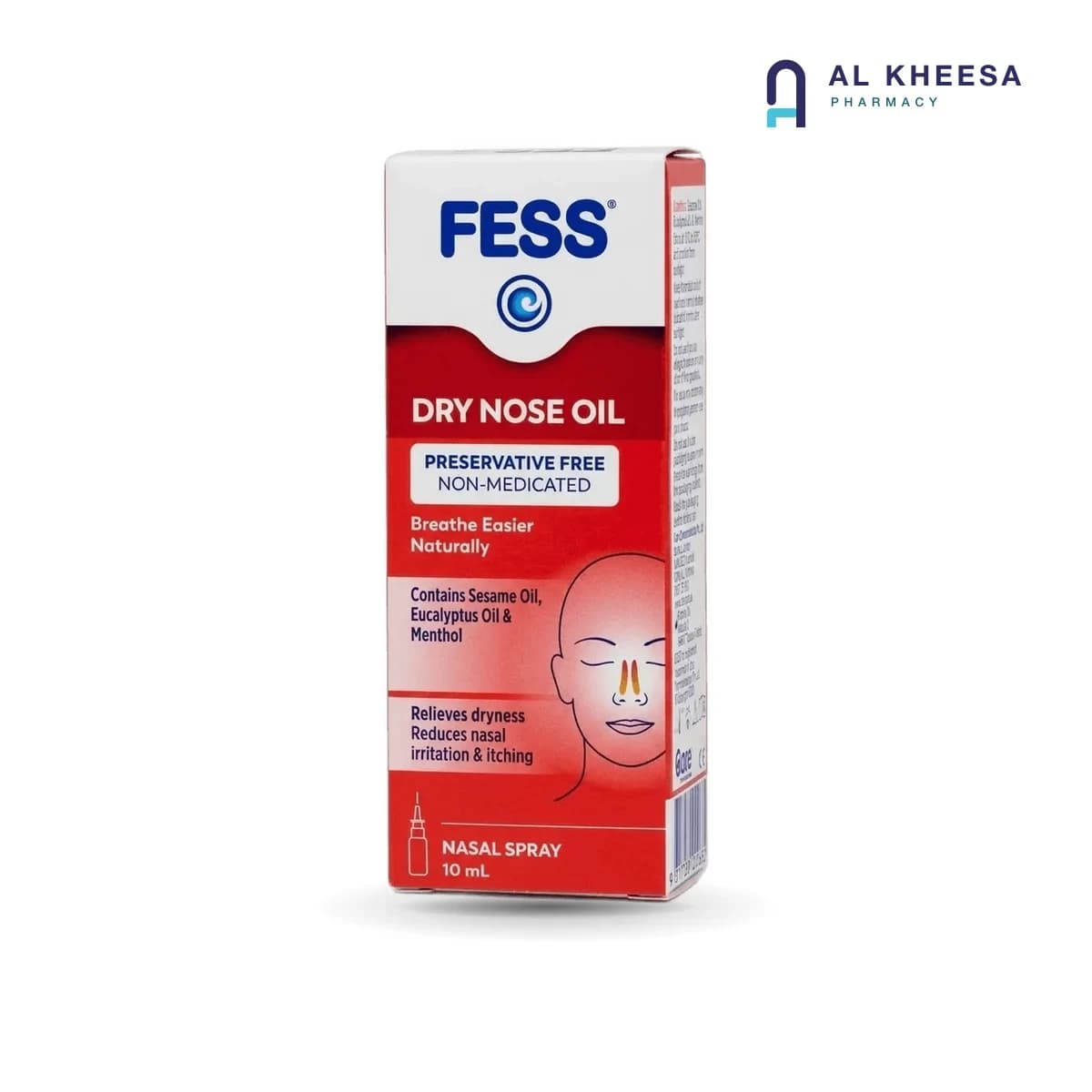 Fess  Dry Nose Oil – 10 ml | Soothing Nasal Moisturizing Oil for Dryness Relief