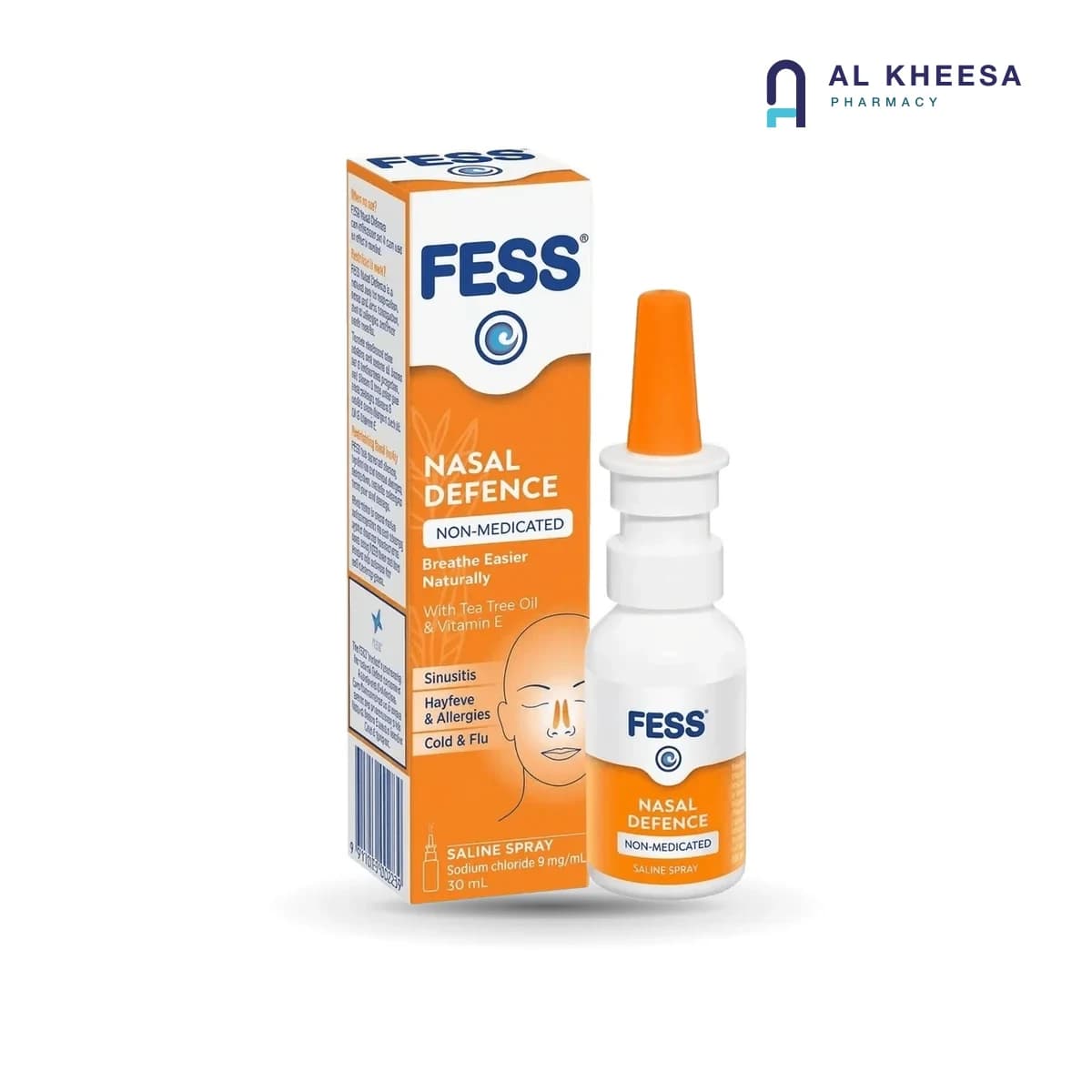 Fess  Nasal Defense Spray – Protective Saline Spray for Daily Nasal Hygiene