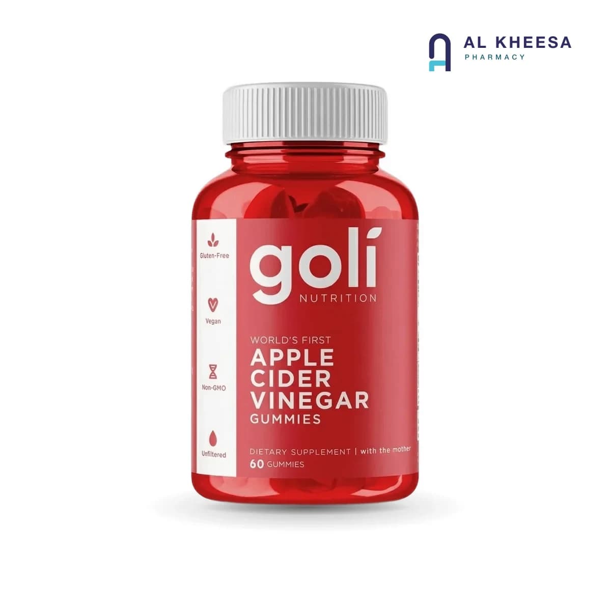 Goli Apple Cider Vinegar Gummies – 60 Count Daily Wellness Supplement