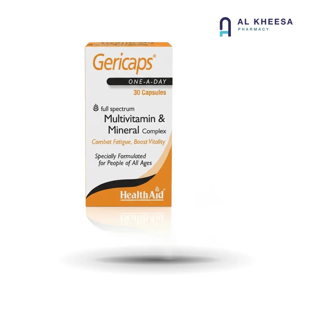 HealthAid Gericaps Multivitamin & Mineral Tablets – 30 Capsules
