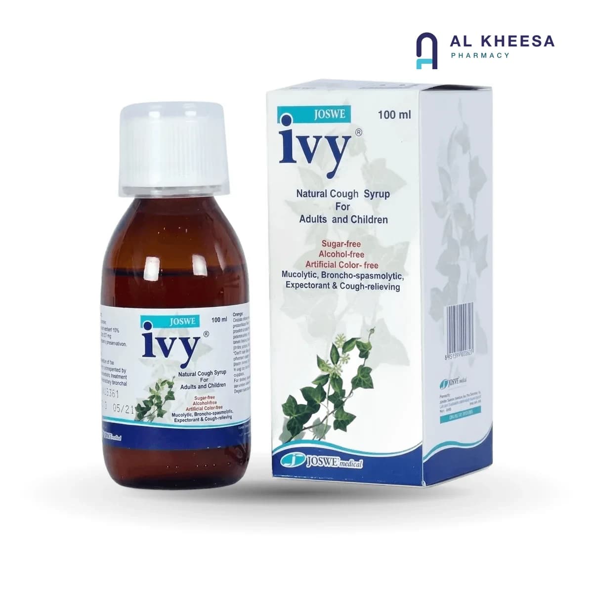 Ivy Cough Syrup 100 ml – Herbal Ivy Leaf Expectorant for Chesty Cough Relief