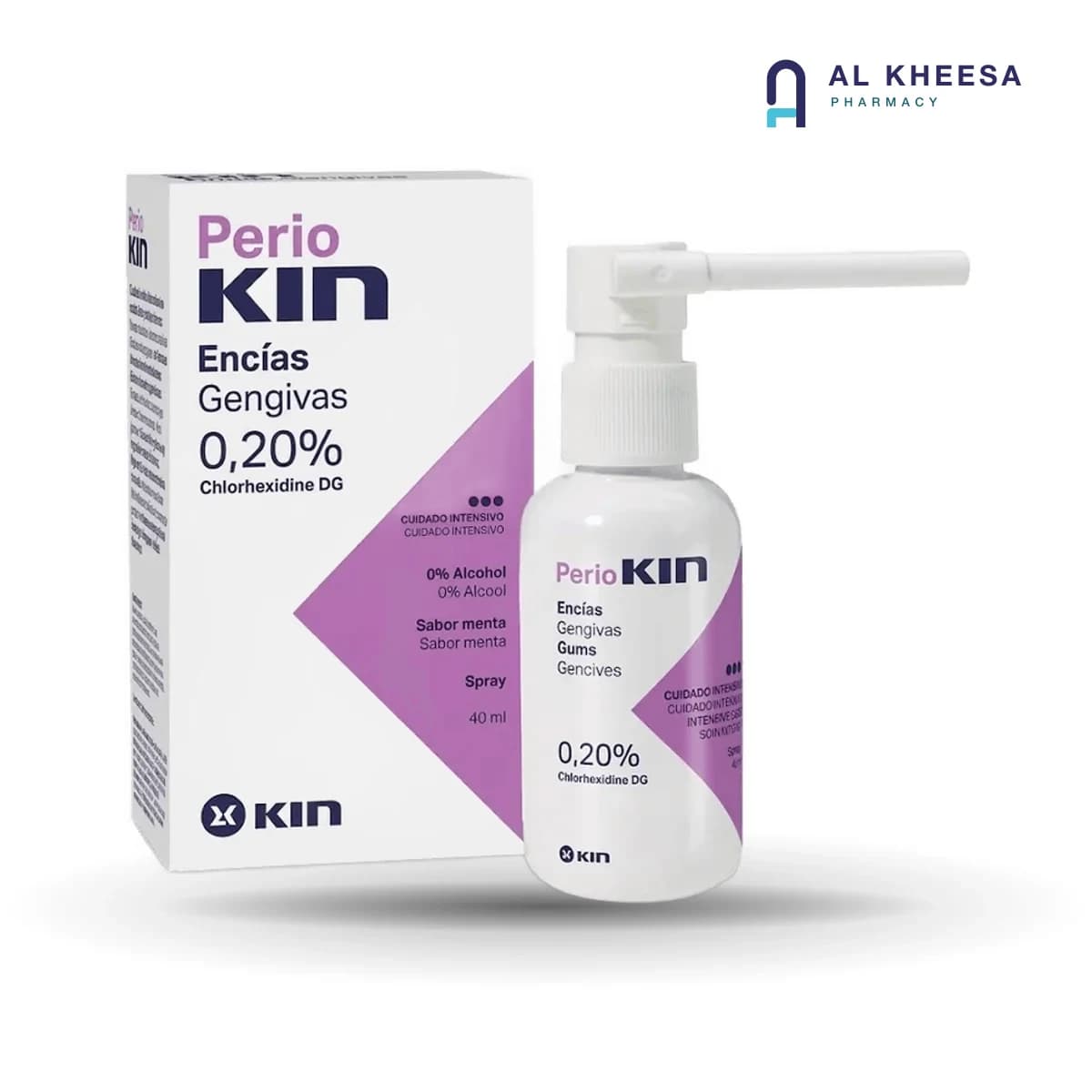 Kin PerioKIN Oral Spray 40ml – Antibacterial Gum Care & Oral Hygiene Spray