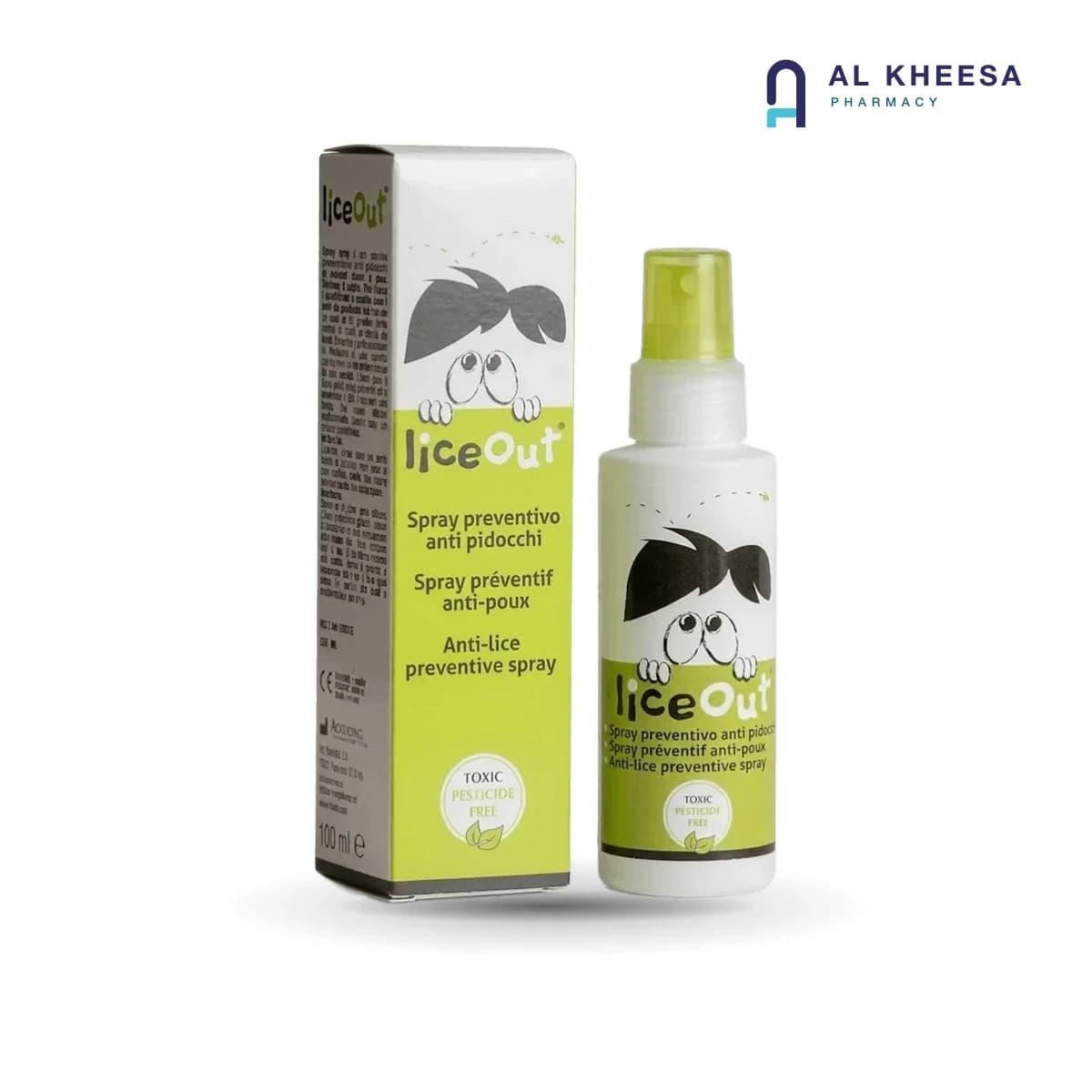 Lice Out Anti-Lice Preventive Spray – 100 ml, Safe for Children & Adults
