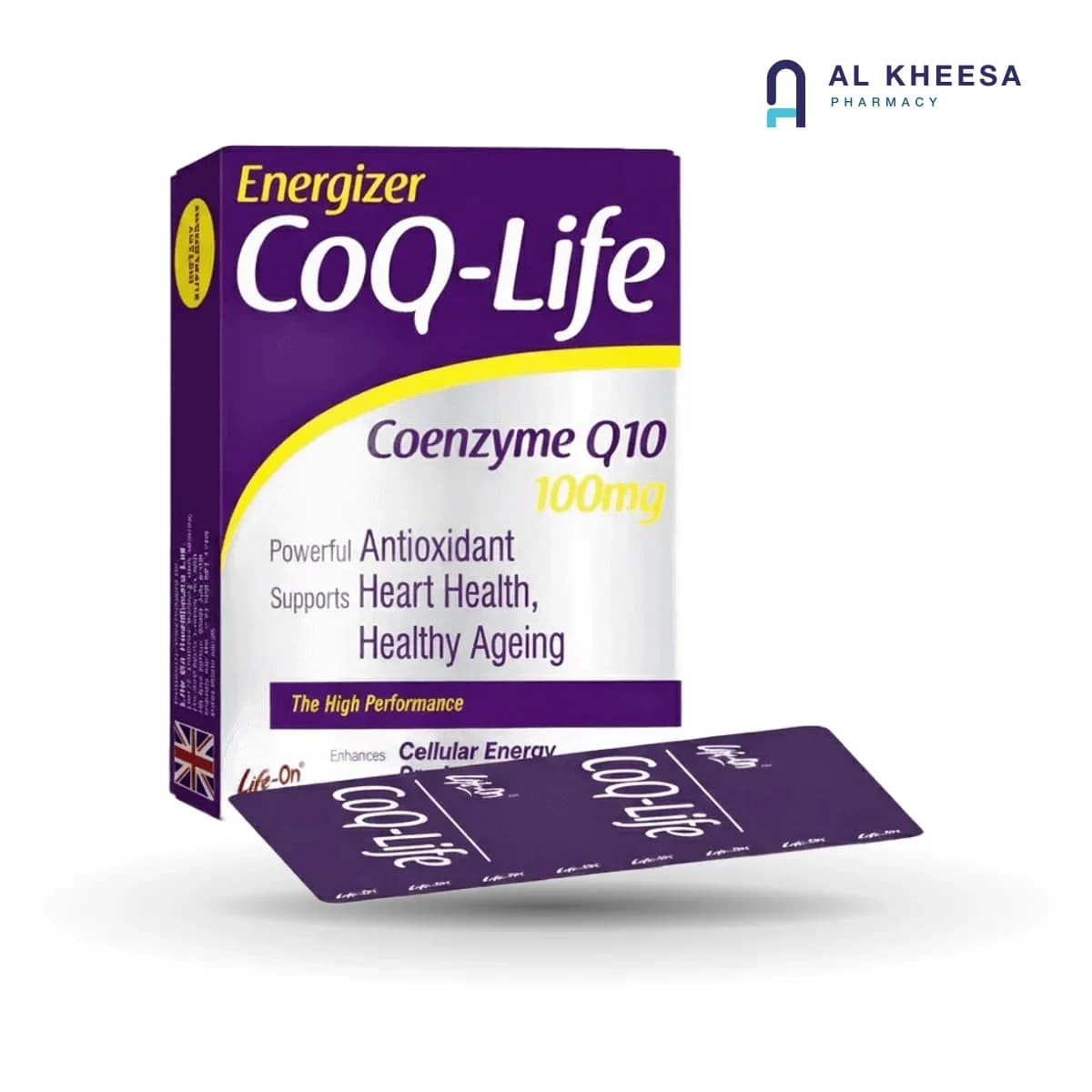Life On Co Q10 Tablets 30’s – Heart & Energy Support Supplement