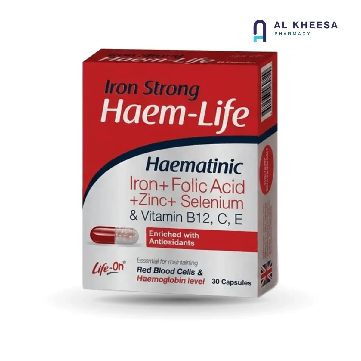 Life On Haem Life Capsules – 30 Capsules | Heme Iron Nutritional Supplement