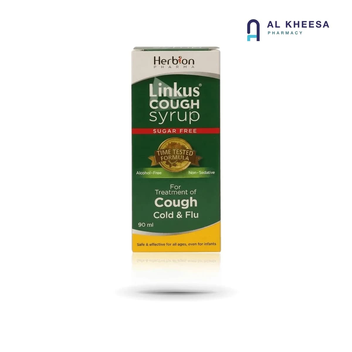 Linkus Sugar Free Herbal Cough Syrup – 90 ml