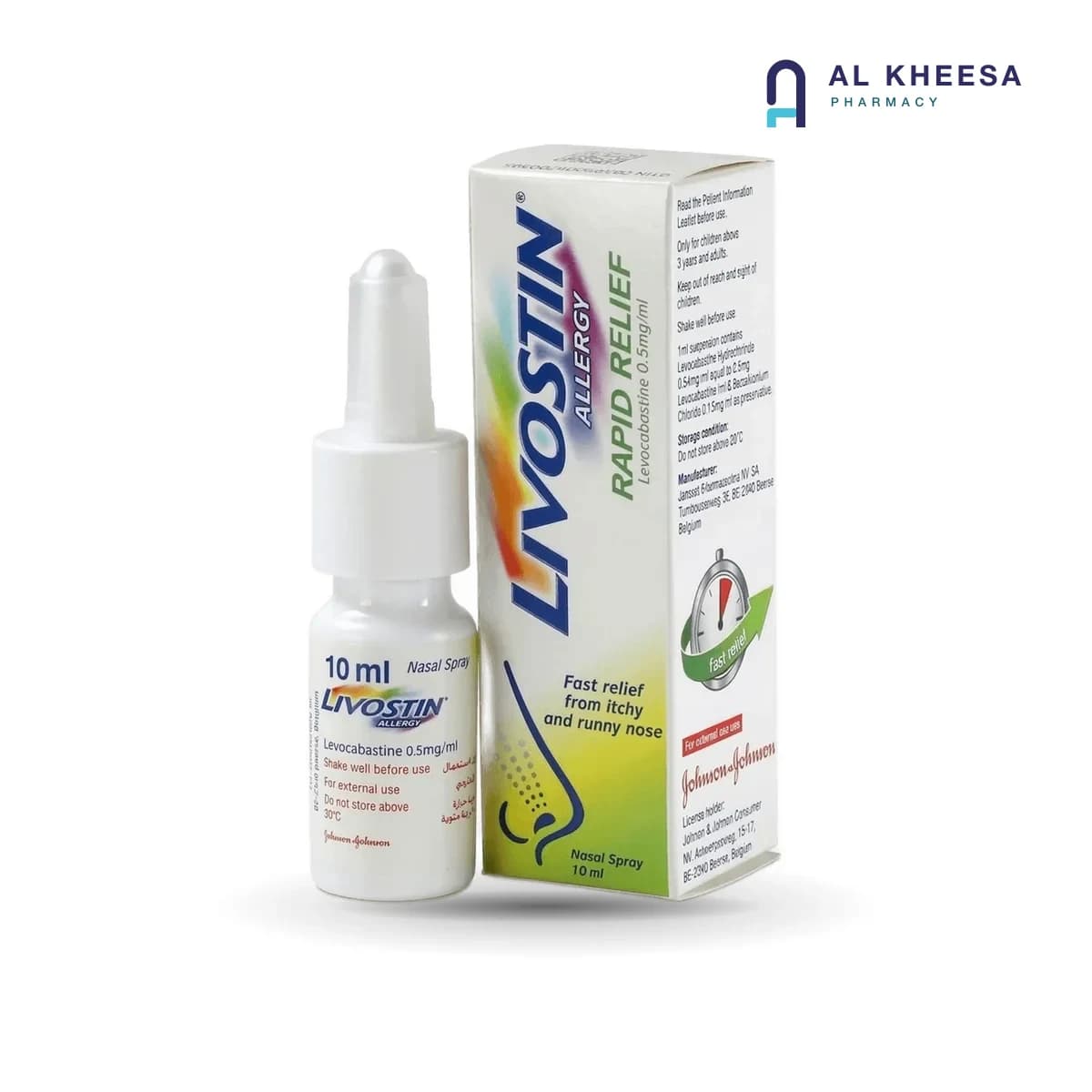 Livostin Eye & Ear Drops – Antihistamine Relief for Allergic Symptoms