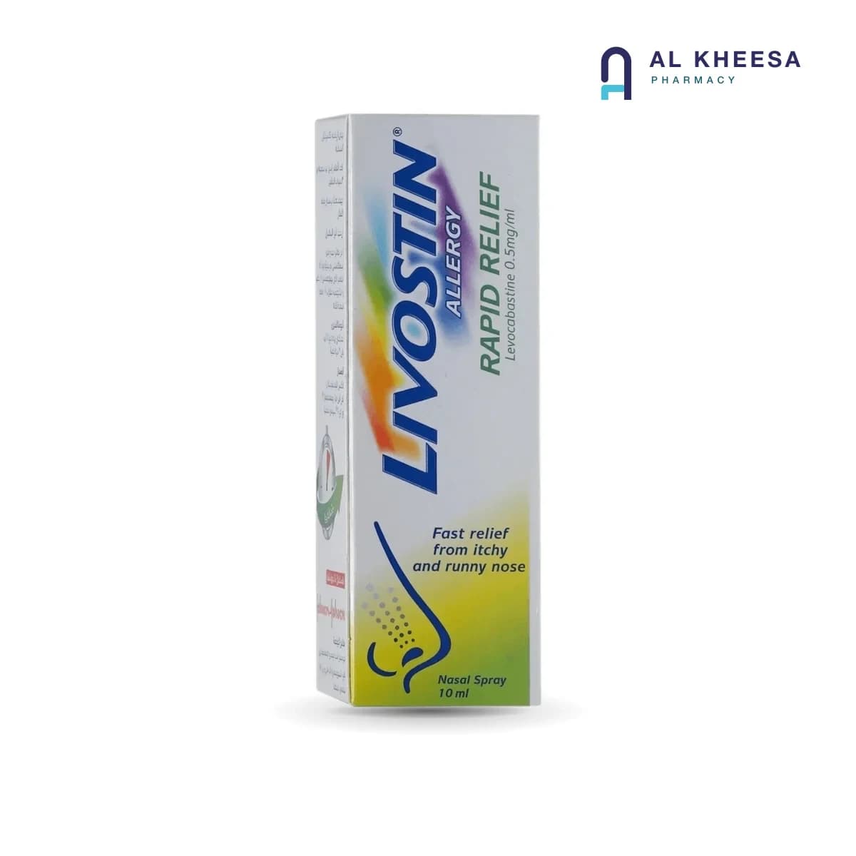 Livostin Rapid Relief Nasal Spray 10 ml – Fast-Acting Allergy Relief Spray