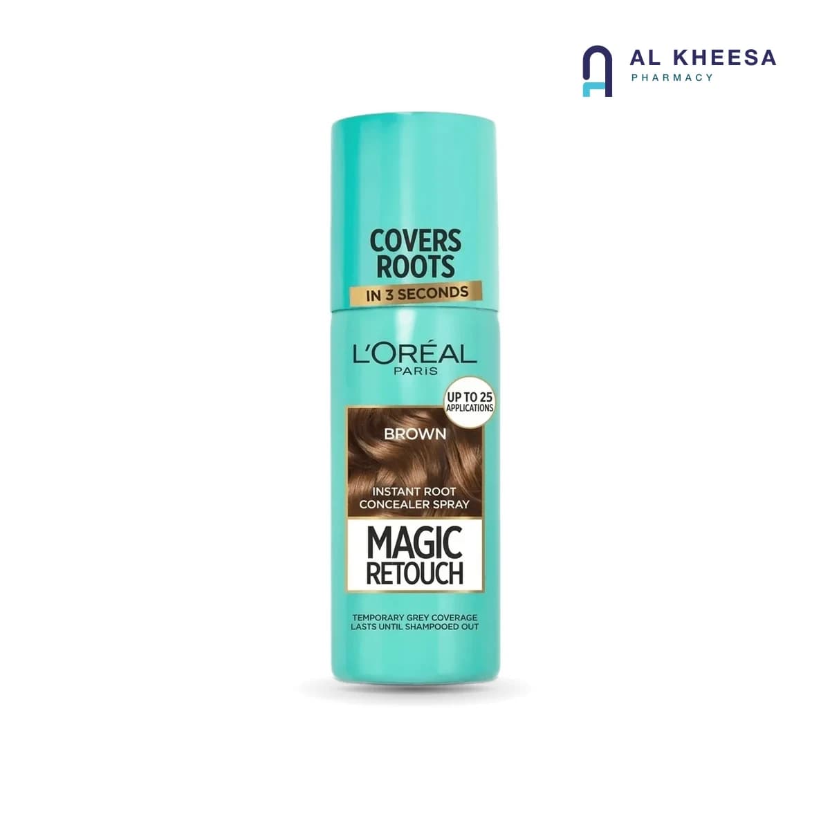 L’Oréal Hair Color Magic Retouch 3 Brown – Instant Root Touch-Up Spray
