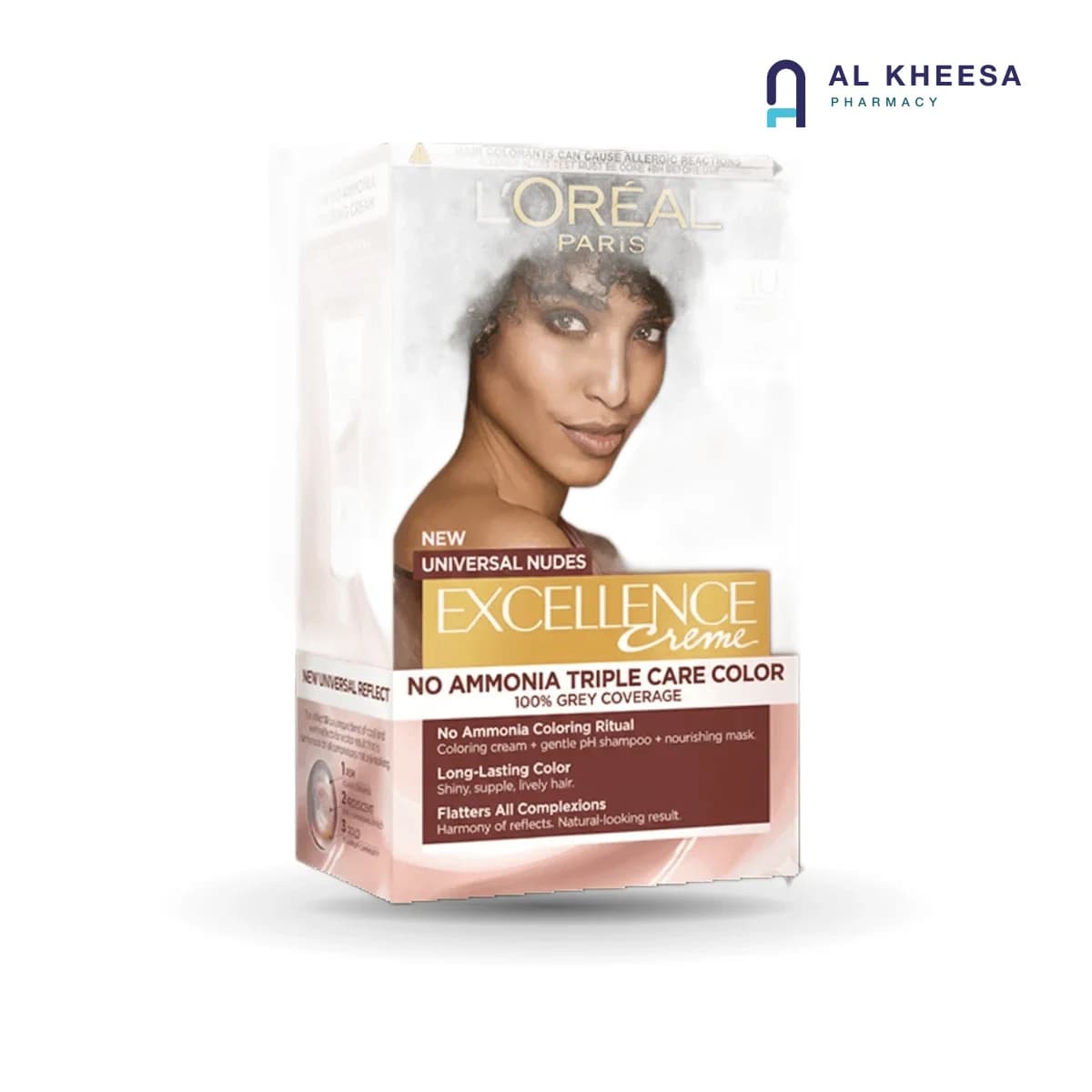 L’Oréal Paris Excellence Crème Hair Color No. 01 Black – Triple Care Formula