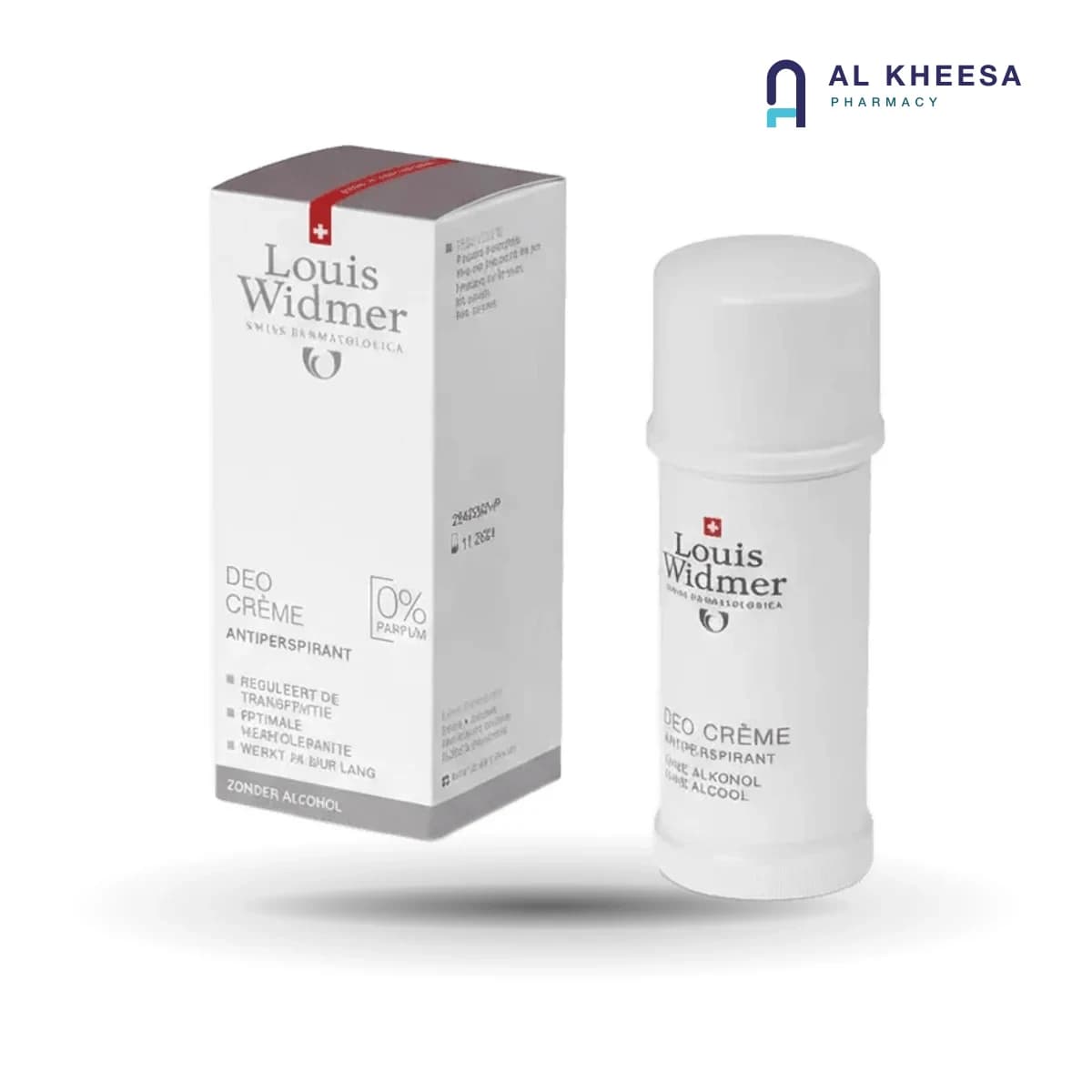 Louis Widmer Deo Cream Non-Perfumed – 40ml
