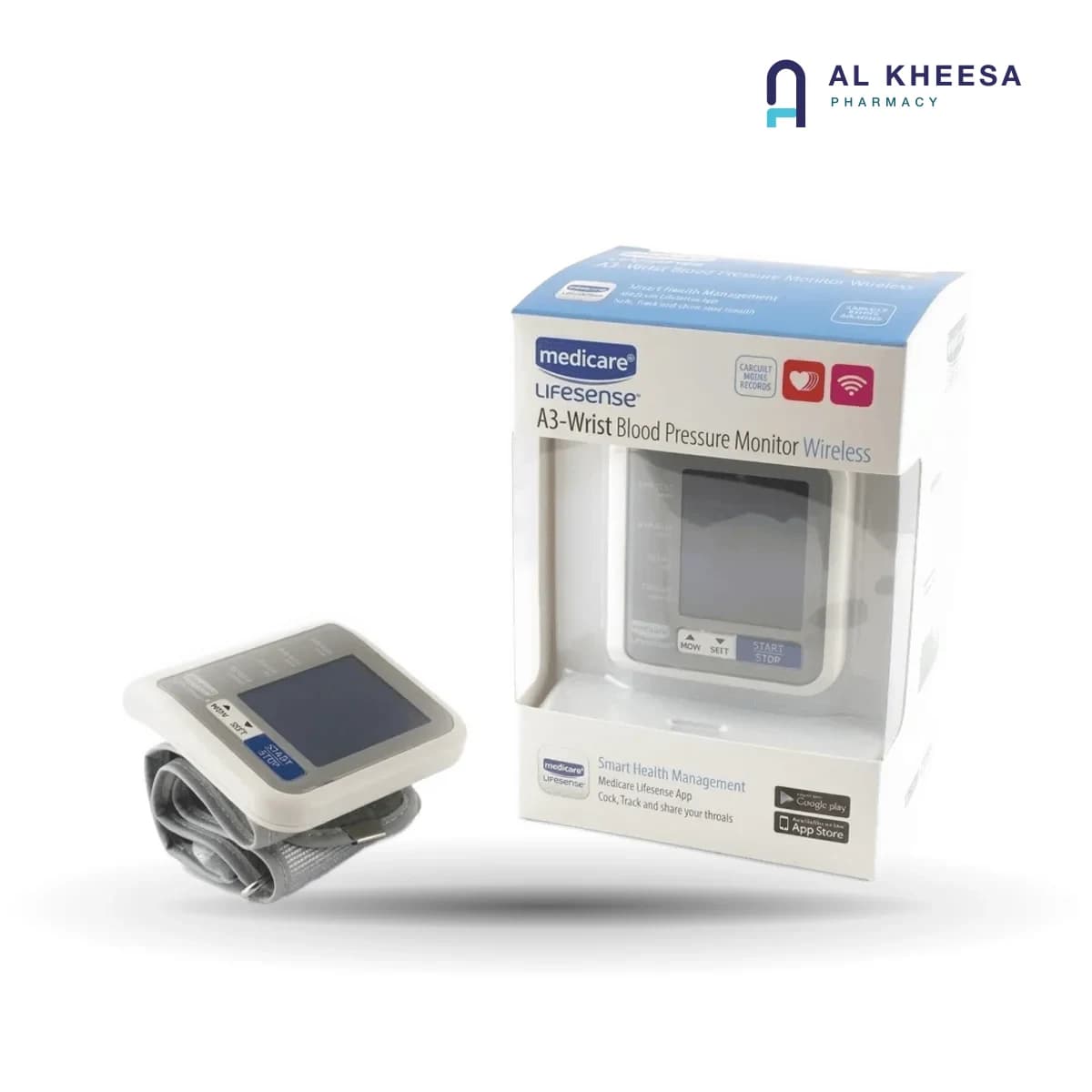 Medicare A3 Automatic Wrist Blood Pressure Monitor – Digital BP Device
