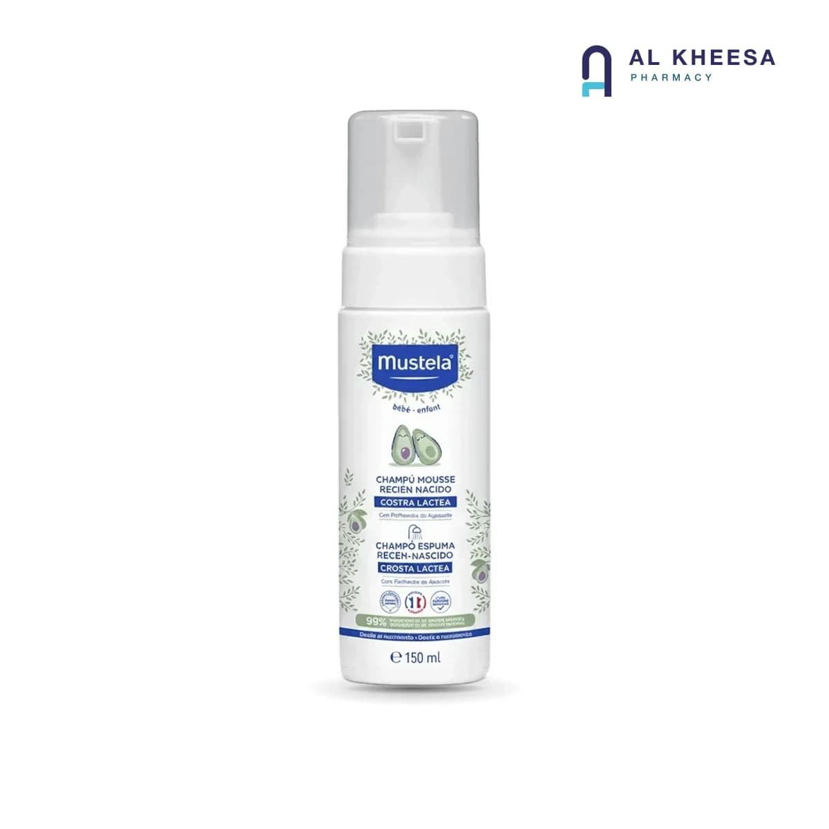 Mustela Foam Shampoo 150ml – Gentle Cleansing for Baby Hair and Scalp
