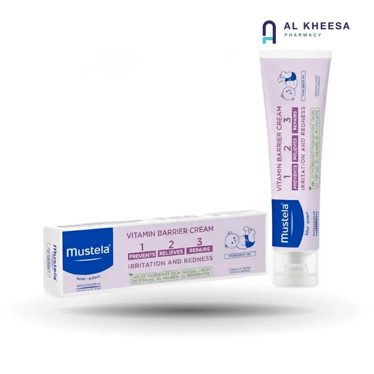 Mustela Vitamin Barrier Cream 50ml – Protective Diaper Rash Cream