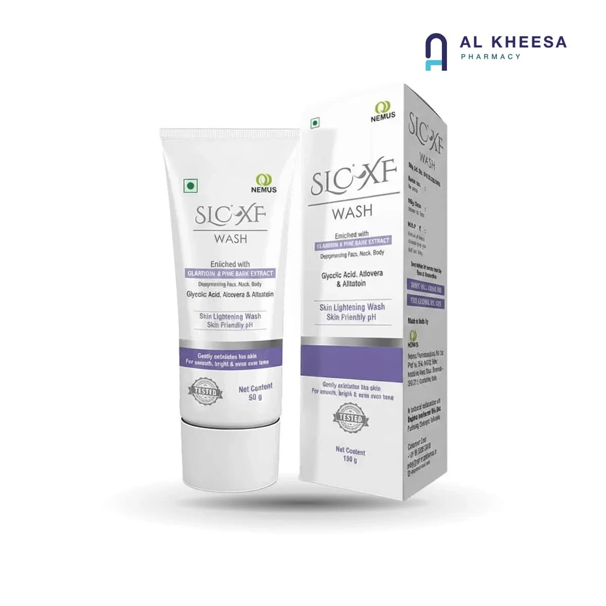 Nemus SLC XF Wash 50g – Exfoliating Face Wash for Oily & Acne-Prone Skin