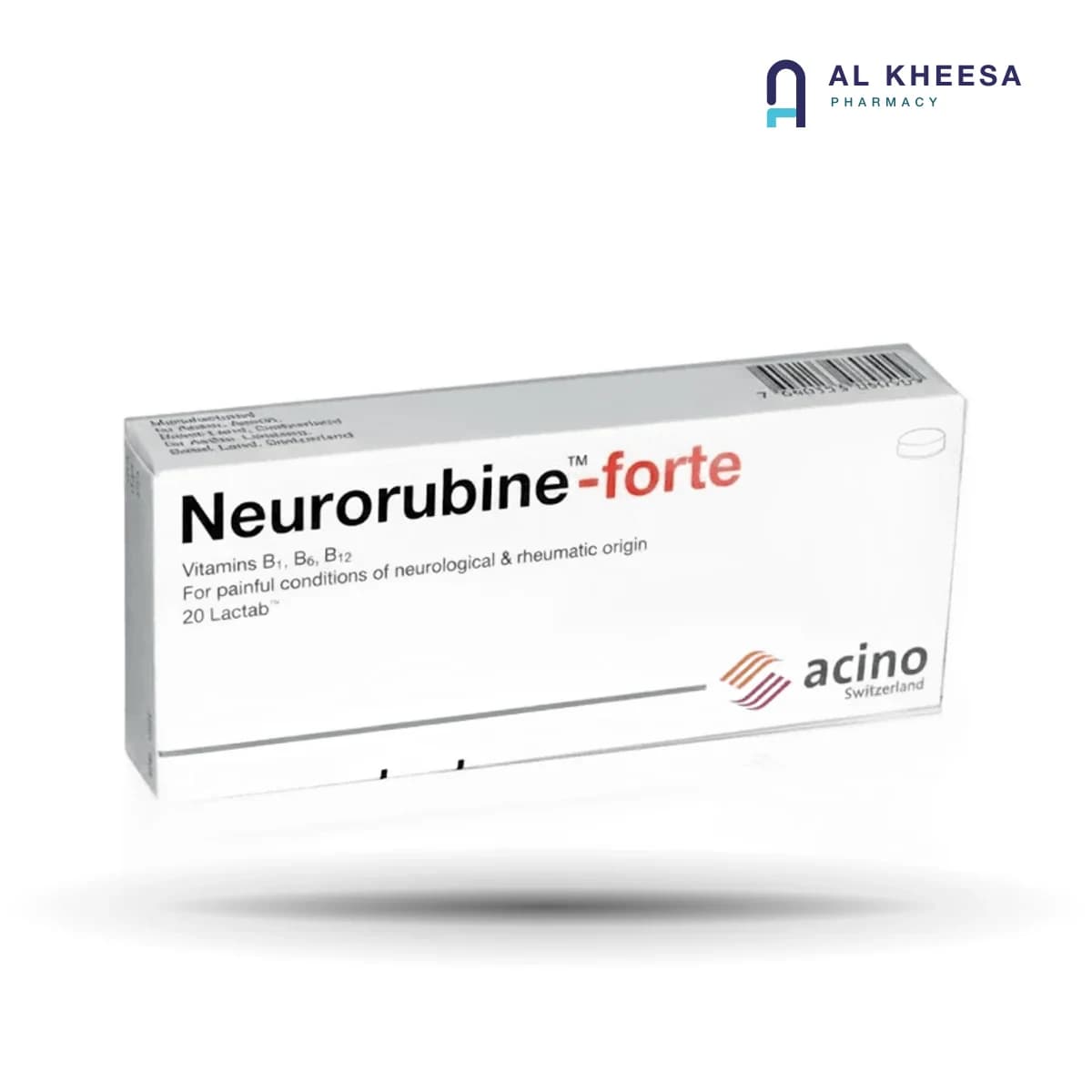 Neurorubine Forte Vitamin B Complex Tablets – 20 Tablets Pack